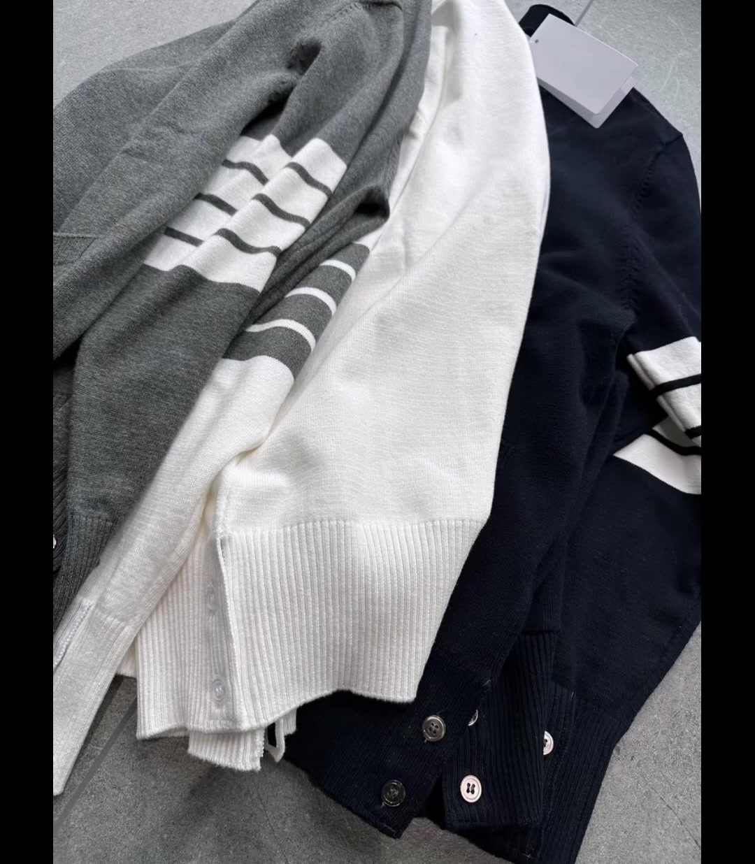 TB/Thom Browne汤姆布朗专柜款基础开衫