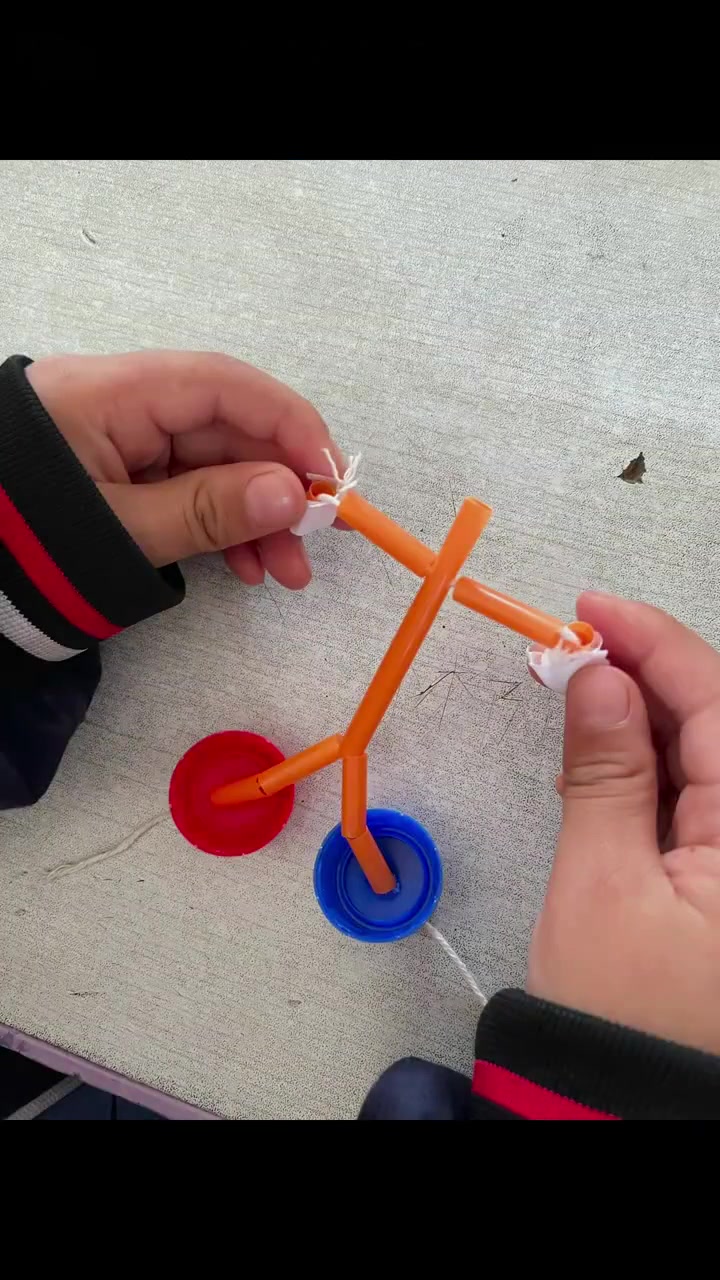 科学社团|用吸管做“竹节人”|玩的超有趣