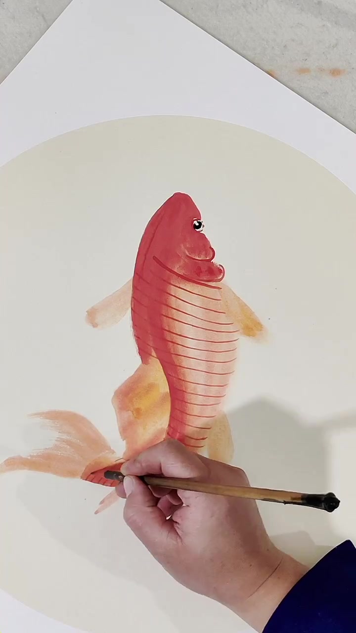 教你画大鲤鱼