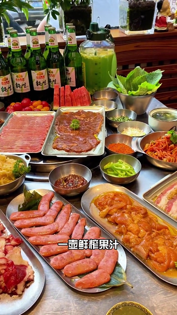 赤峰 围炉湾韩式地桌烤肉 好店推荐 赤峰美食 烤肉