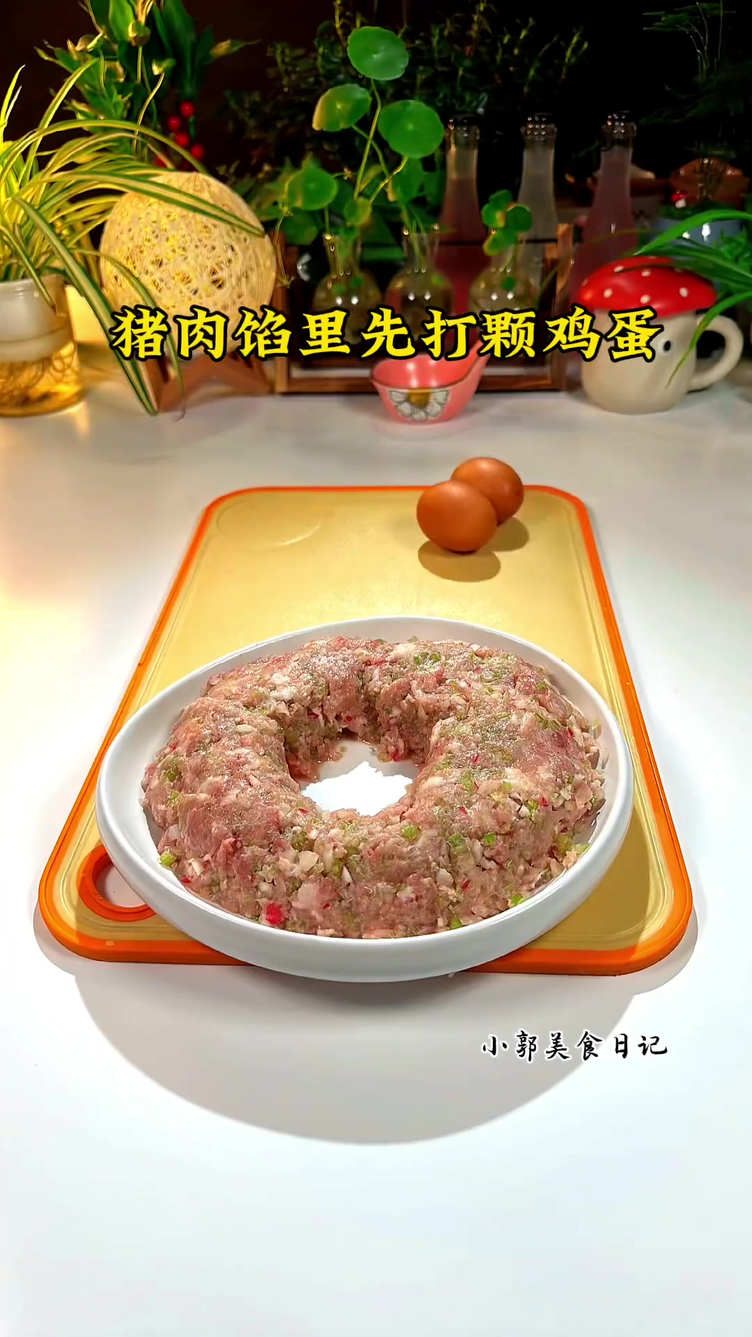 萝卜 芹菜 猪肉馅的饺子你就像我这样调,皮儿薄馅儿大,鲜嫩多汁又好吃～饺子 饺子馅怎么调 