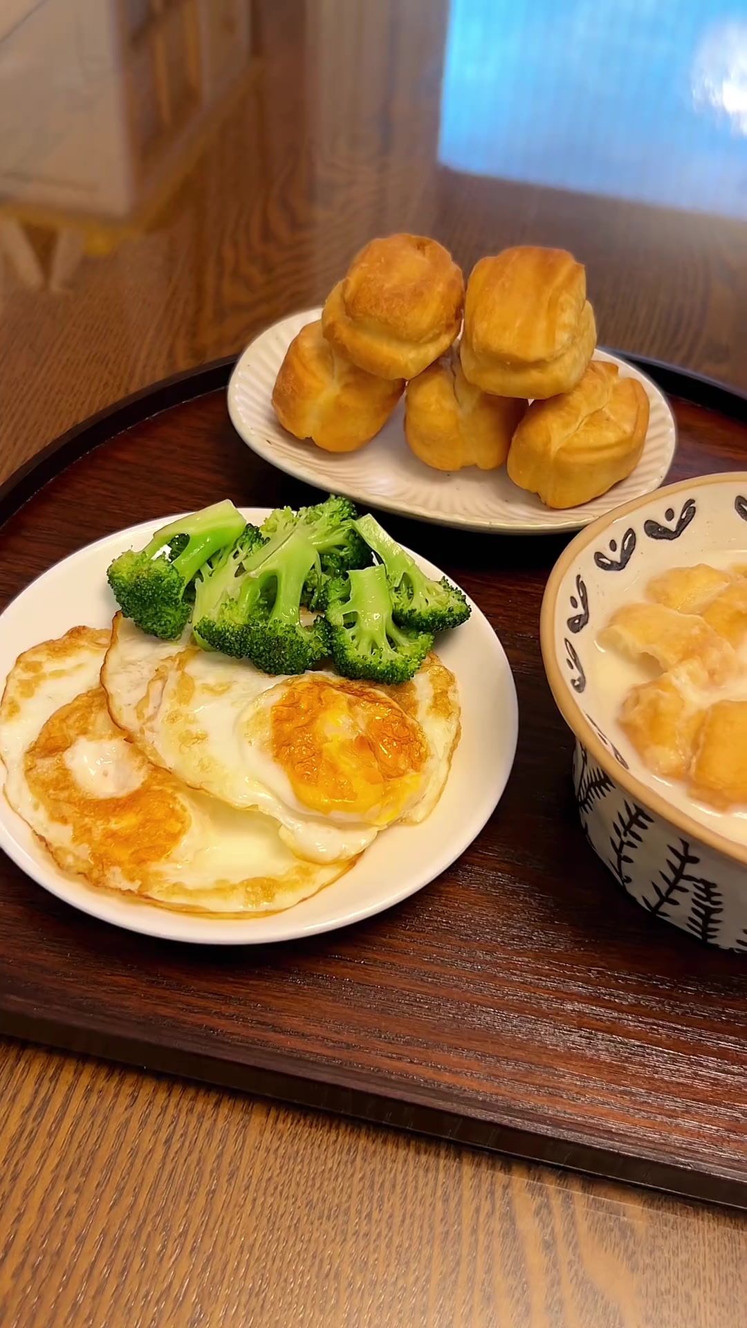 15分钟小学生中式早餐,甜豆浆+油条+煎蛋。元气满满一上午!小学生早餐 豆浆油条
