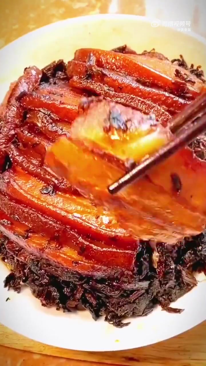 厨艺教程 美食时刻  外焦里嫩留涎香,配着梅菜不泡,传统客家菜,这是妈妈正宗农村做法 家常