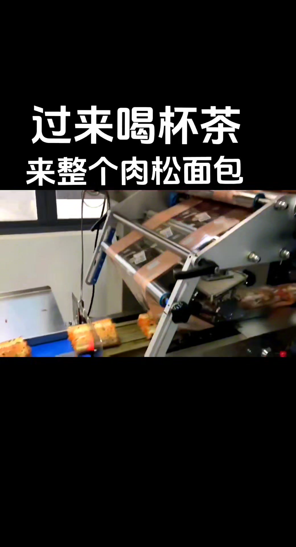 皮带进料肉松面包氮气自动包装机#面包包装机#面包氮气包装机