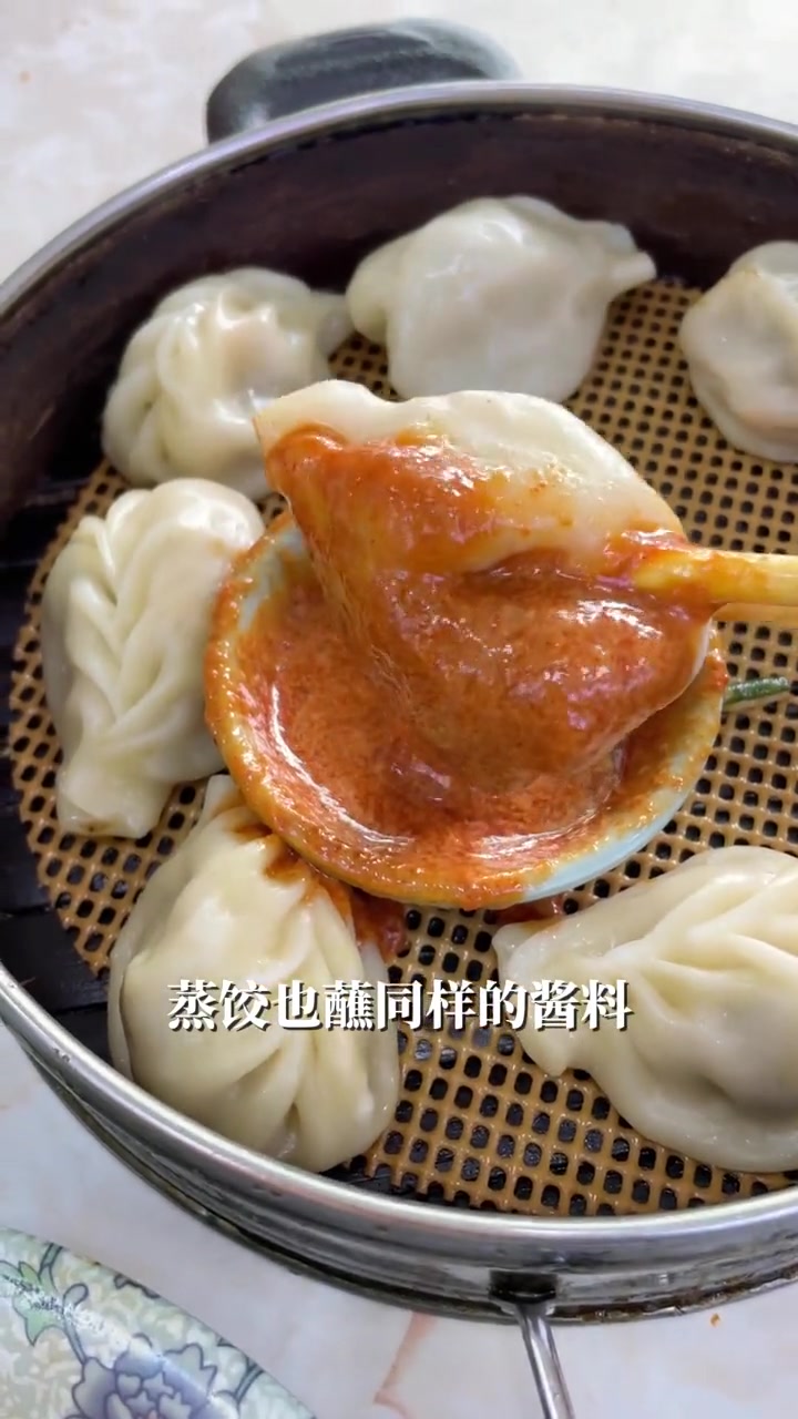 这才是沙县小吃的正确打开方式!拌面十馄饨+花生酱+辣椒酱+醋好吃疯了!蒸饺也可以蘸同样的酱