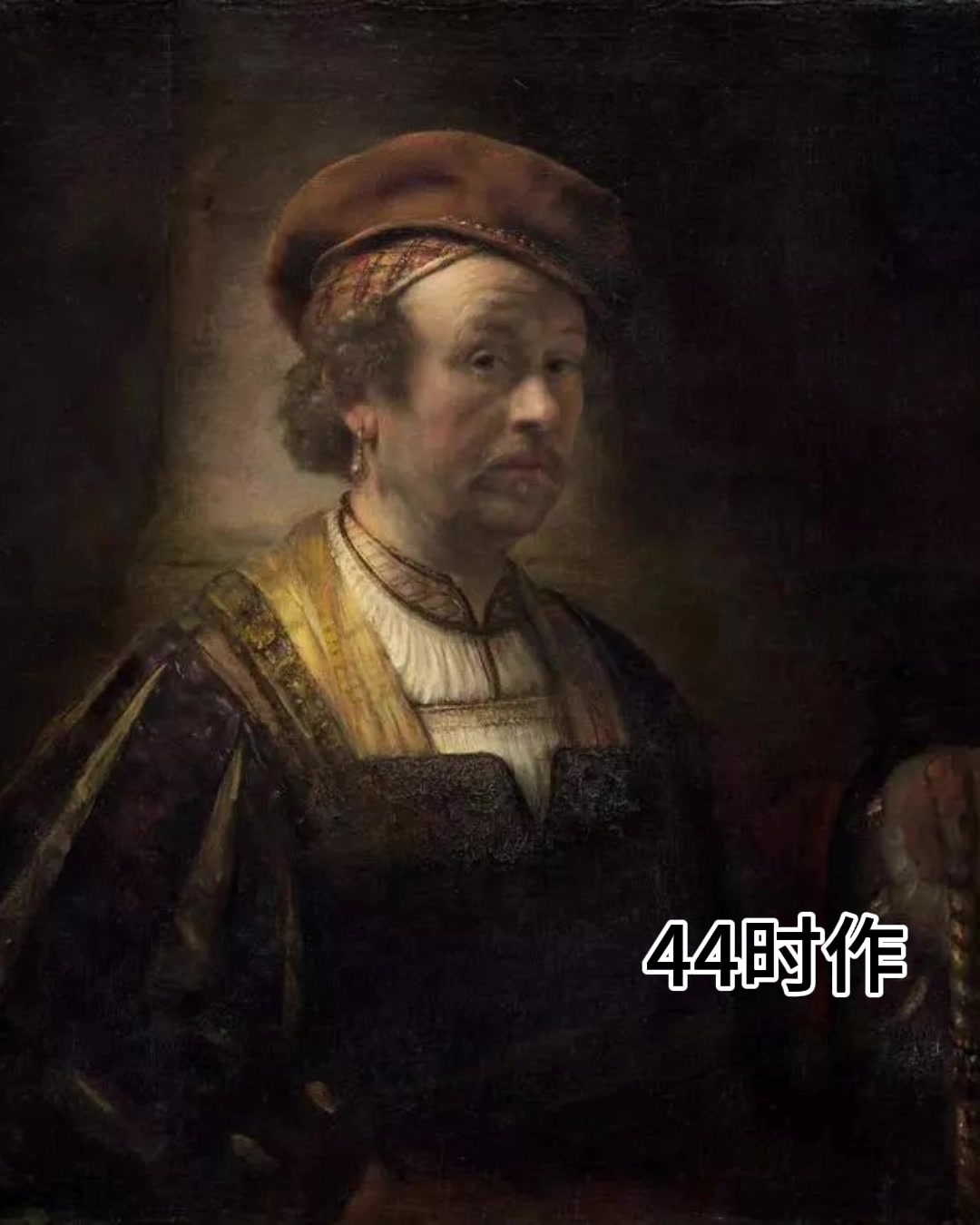 年少成名,荷兰画派伦勃朗留下一百多幅自画像,记录自己一生历程