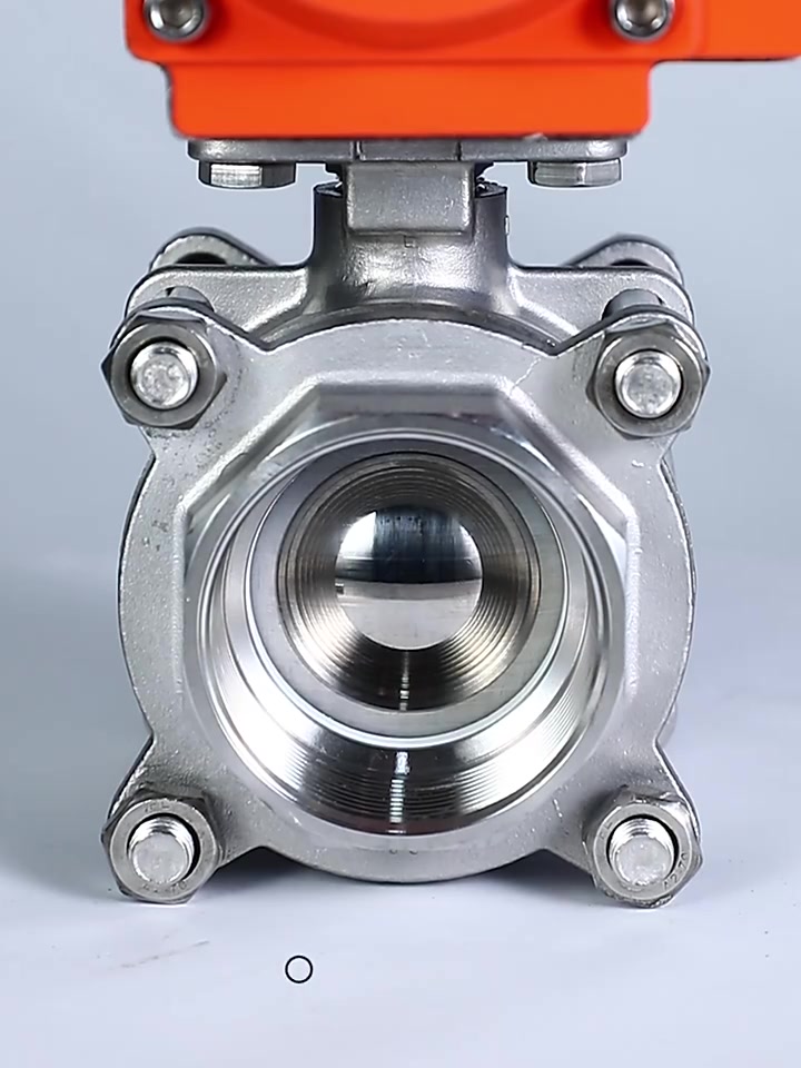 三片式内螺纹丝扣气动球阀Q611F耐高温蒸汽美国尼科进口阀