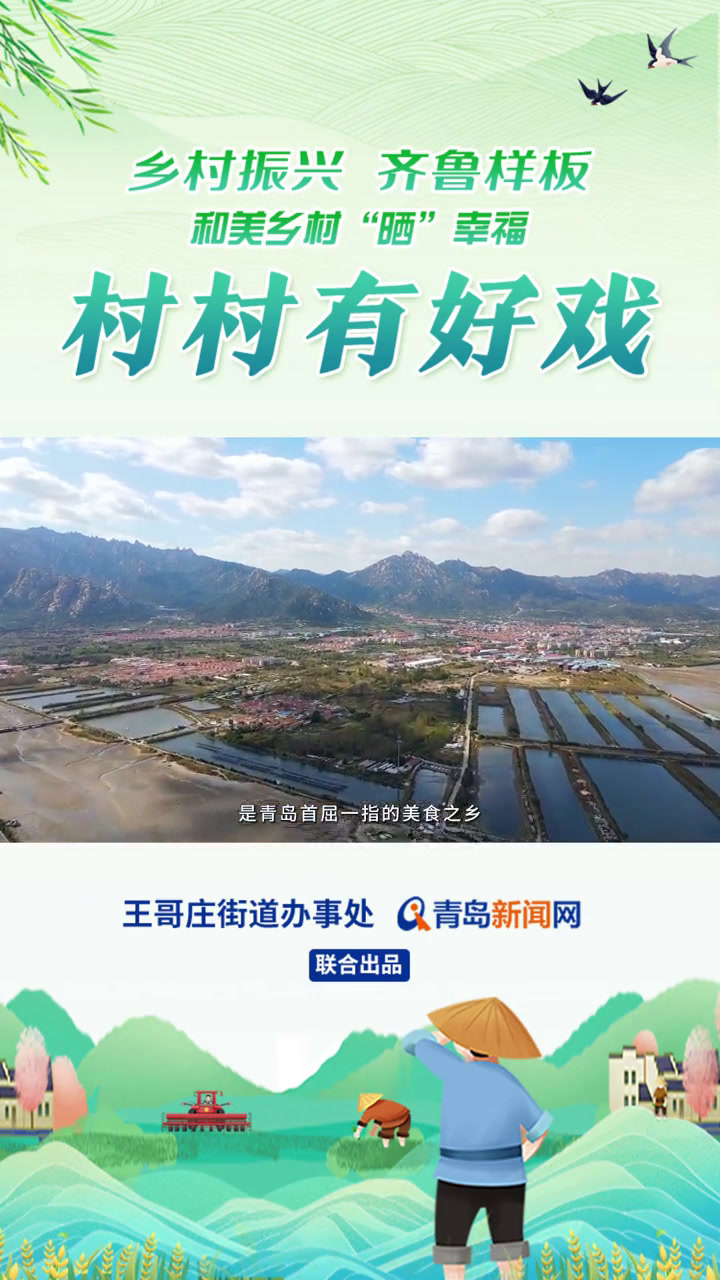 村村有好戏《青岛王哥庄甜晒鲅鱼》先导片首发!金风送爽,又到了渔民“晒秋”的季节,听说今天崂