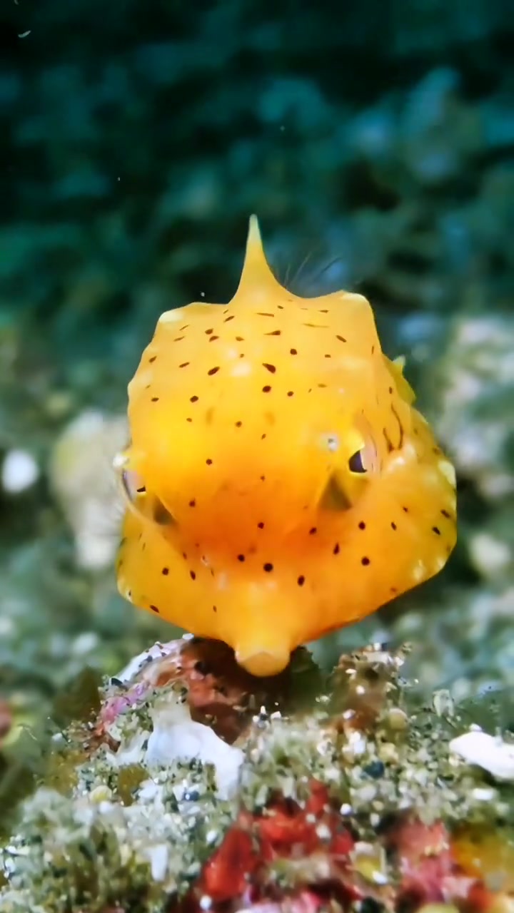 微距镜头下的海底世界,可爱的小箱鲀鱼!奇趣自然 海洋生物