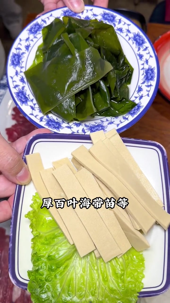 国权北路的老北京涮羊肉6盘肉6个素材,2杯豆浆只要158元,实惠的不得了 铜锅涮肉 老北京