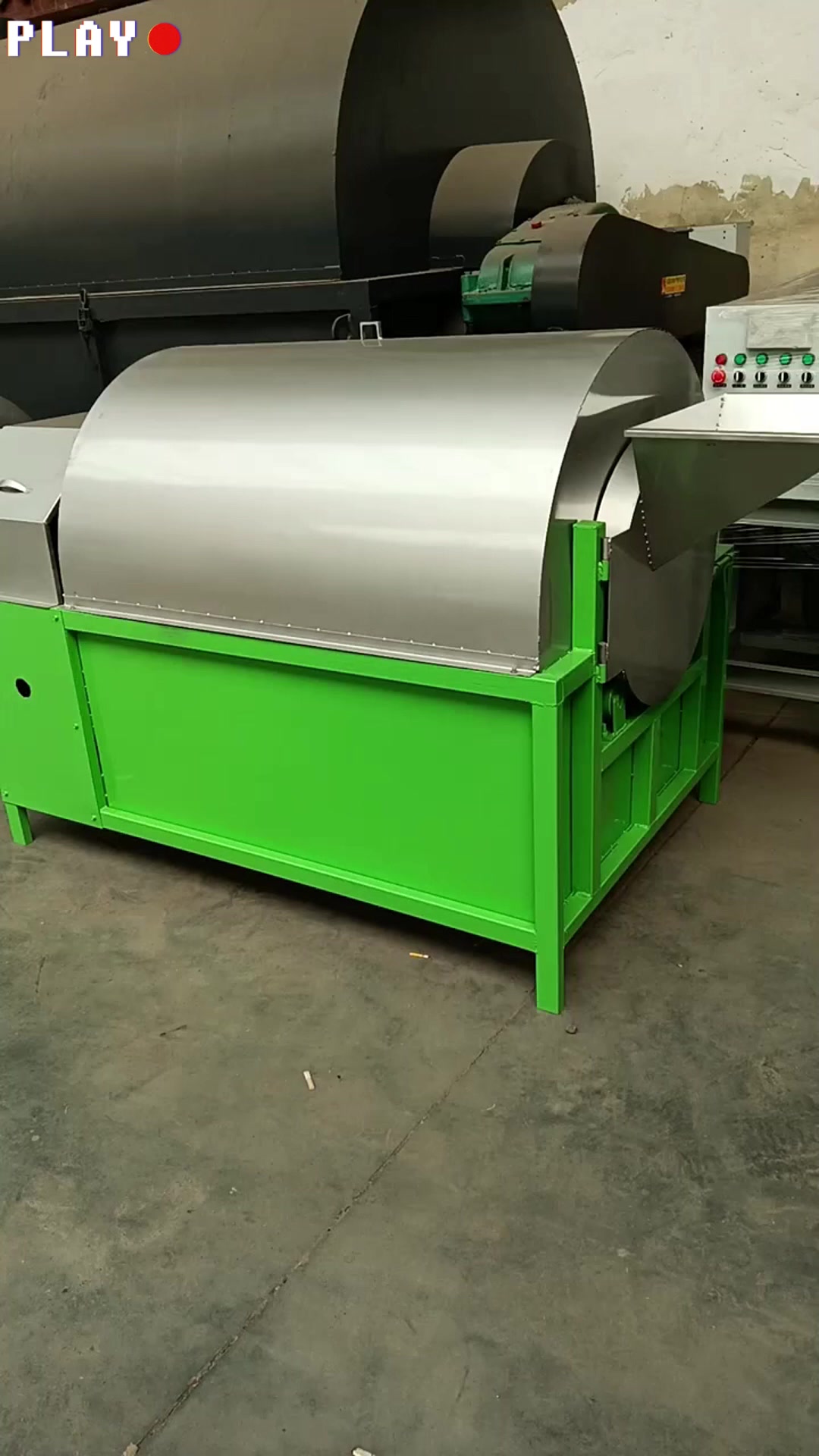 小型花生芝麻炒货机 滚筒山茶枝炒料机 移动方便