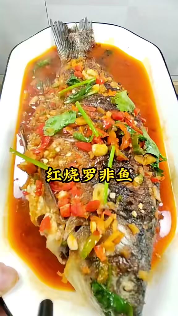 简单易学的红烧罗非鱼,美味香喷喷