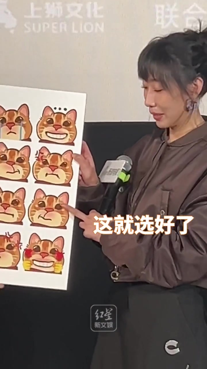 故乡别来无恙 见面会 任素汐 做小猫歪嘴表情包,简直一模一样!任姐好可爱!