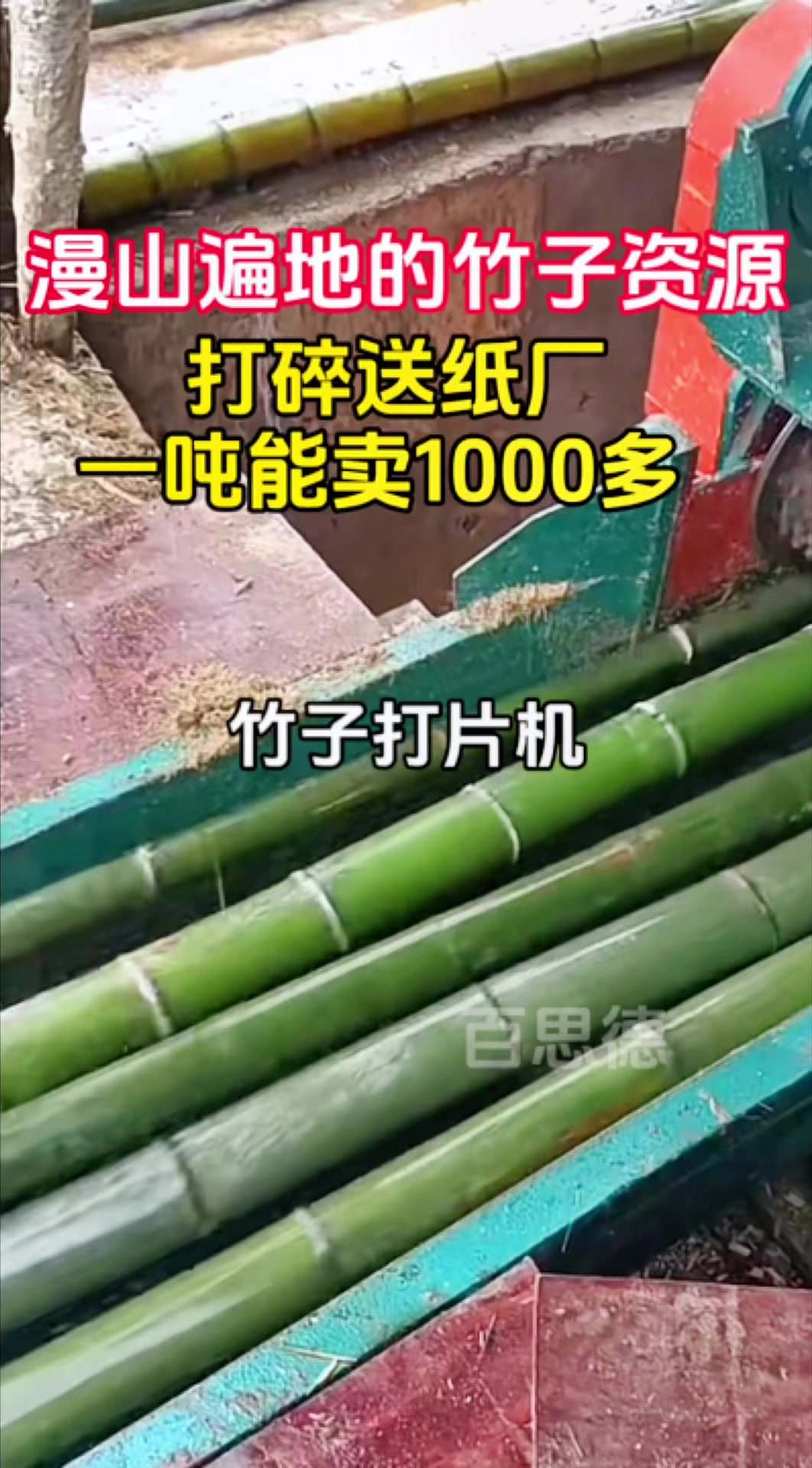 竹子削片粉碎破碎机