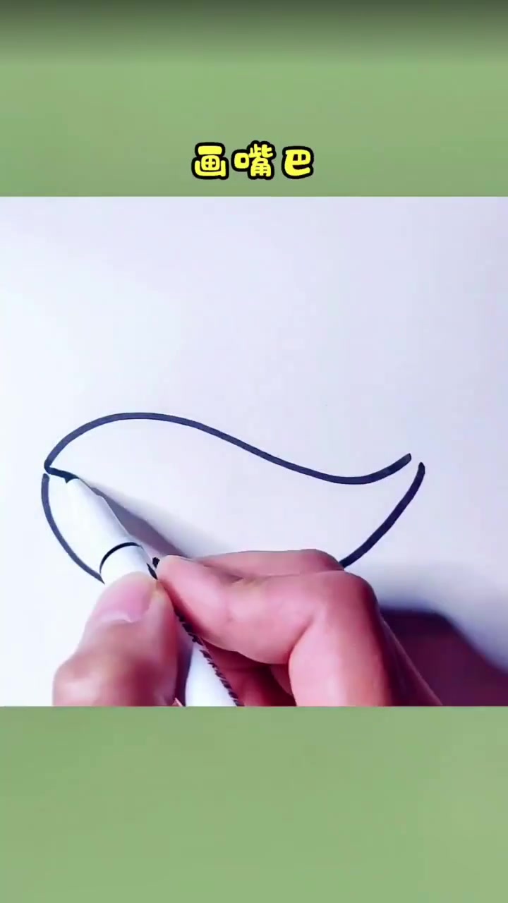 鲸鱼这样画超简单