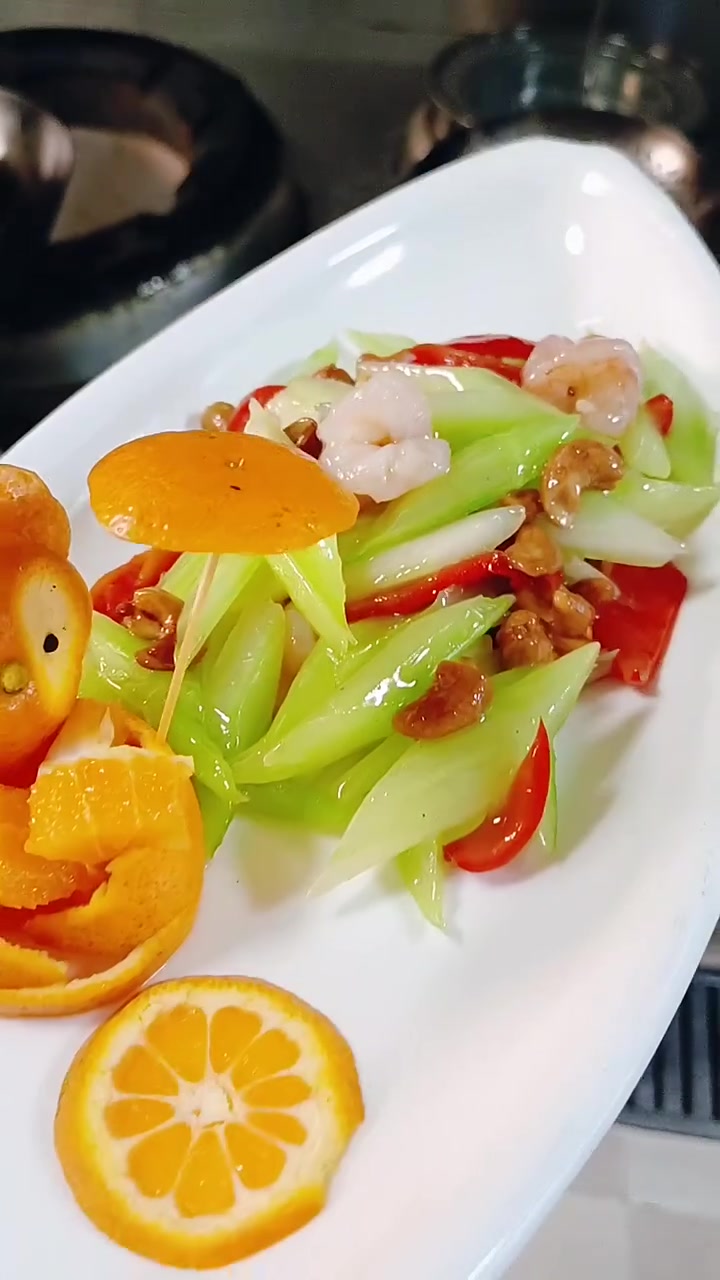 三鲜腰果炒虾仁教程