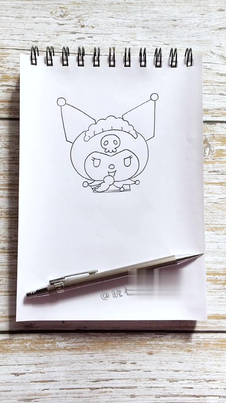 三丽鸥系列简笔画～Kuromi库洛米