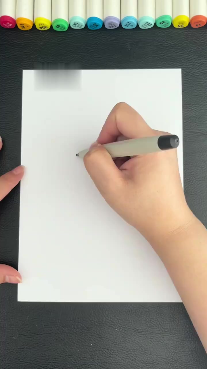 风筝简笔画儿童画