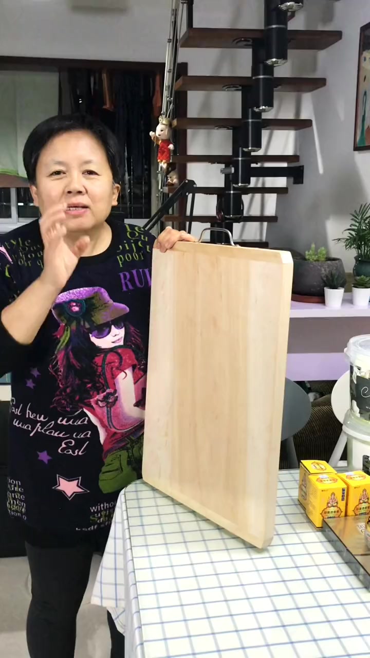 萍姐推荐一款黄河岸边旱柳柳木菜板,无拼接无涂层没有味道 菜板