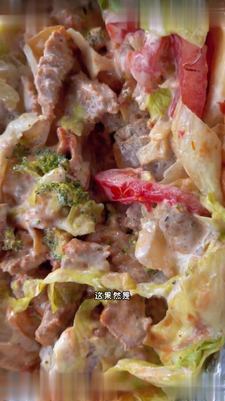 美国底层穷人美食,路边摊清真盖浇饭
