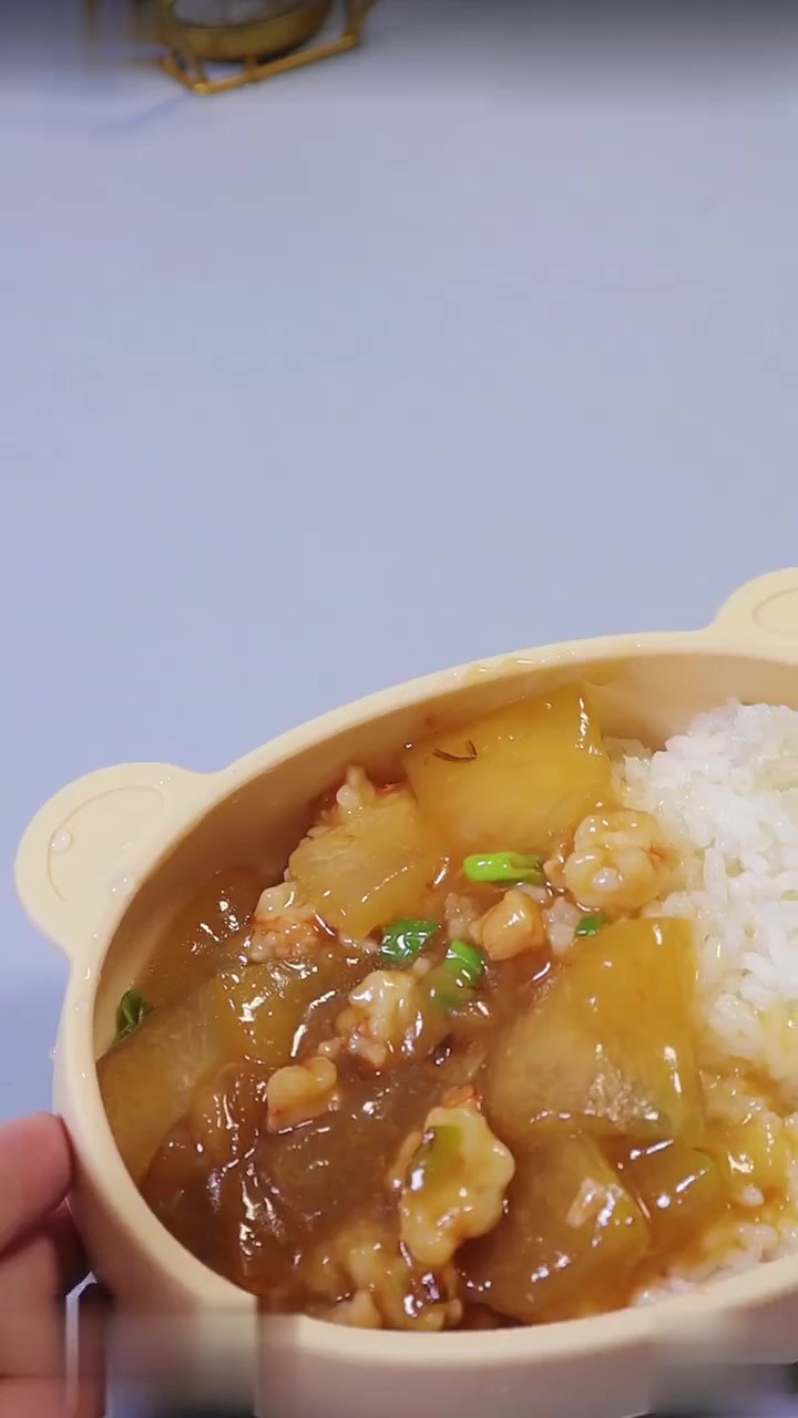 宝宝辅食 清爽下饭的冬瓜炒虾仁