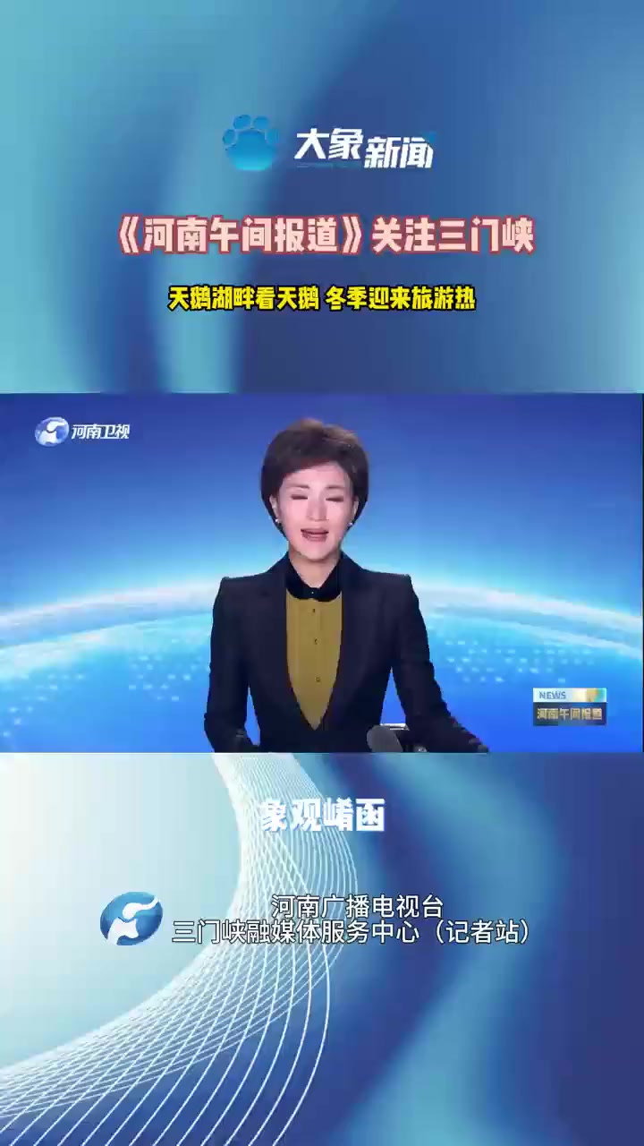 三门峡:天鹅湖畔看天鹅 冬季迎来旅游热