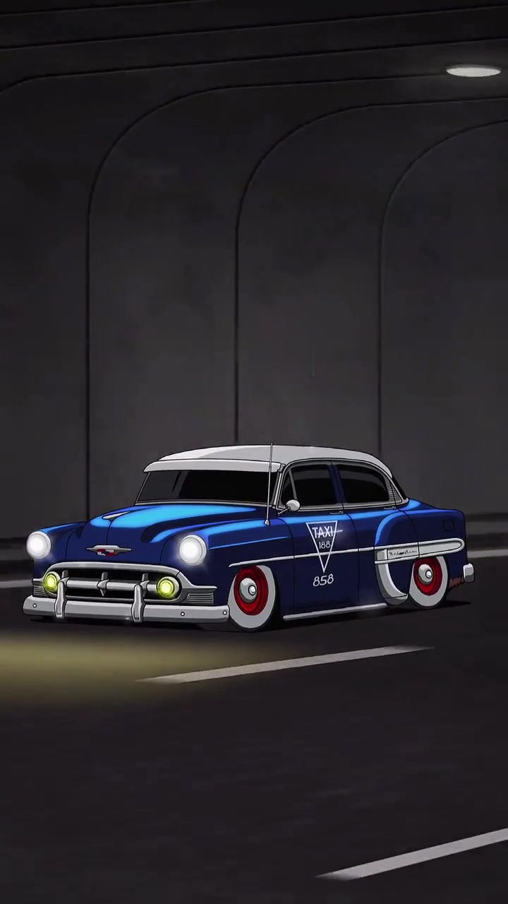 复古风汽车动态壁纸