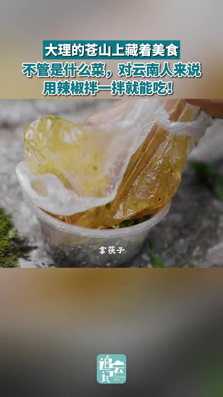 用辣椒拌一拌就能吃!当地人从小吃到大却叫不出名字的野菜,你知道是什么吗?追云记