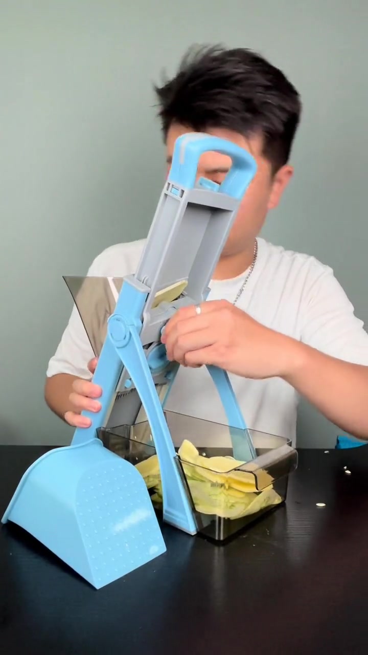 这个切菜机有这么丝滑吗?测评 切菜机 切菜器 多功能切菜机切丁切片切丝