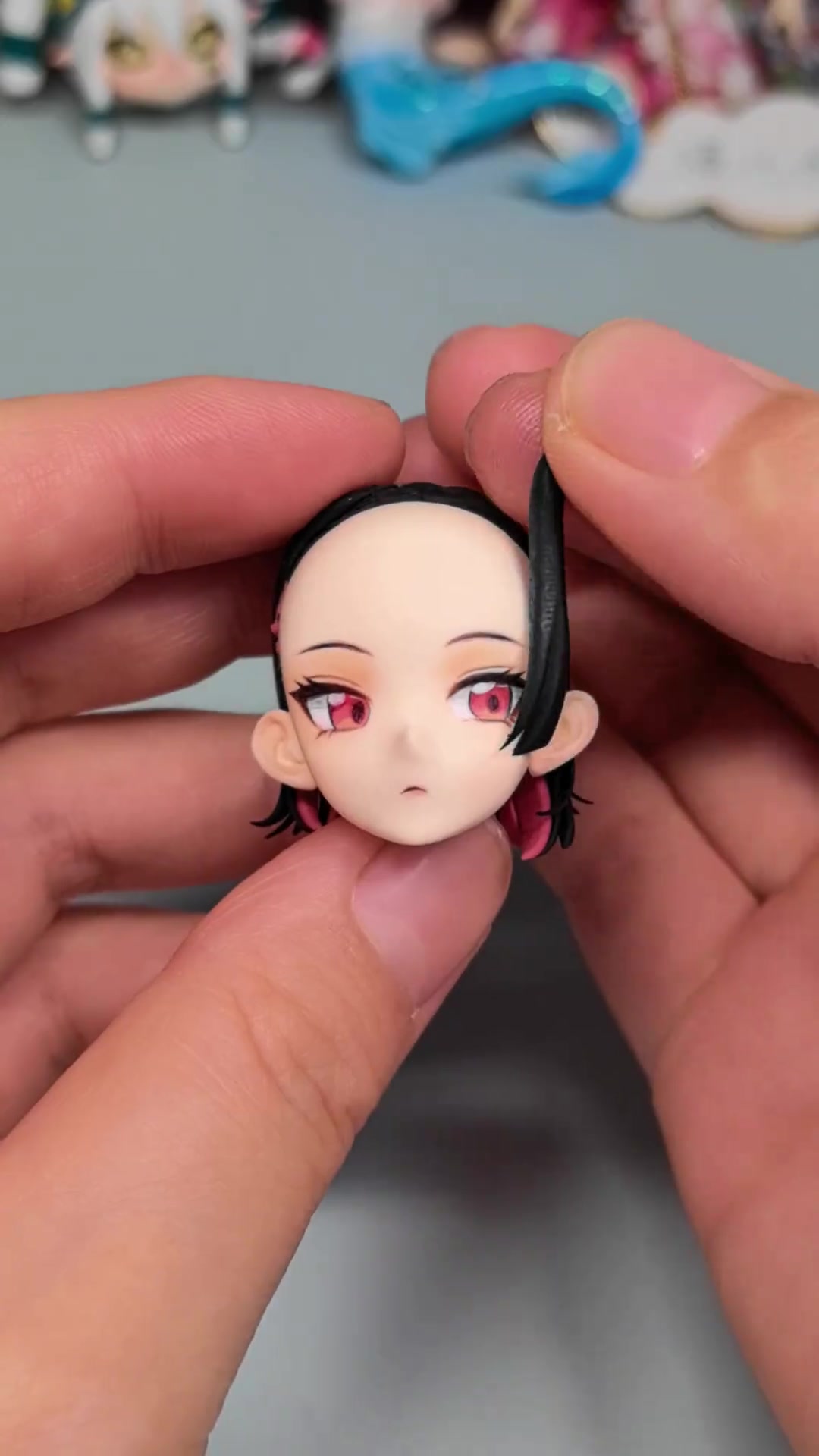 用黏土捏傲娇的鲨鱼妹!