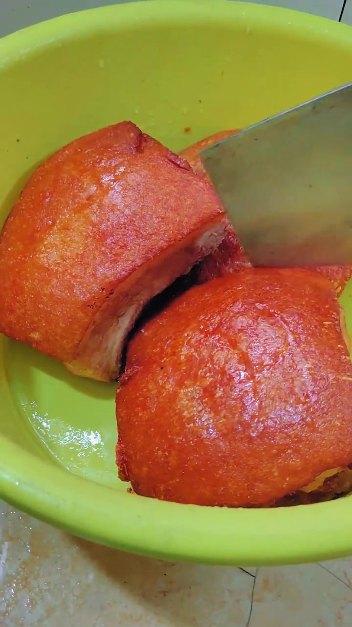 亮一款家庭版梅干菜扣肉制作过程 美食制作分享 扣肉 梅菜扣肉 美食教程持续更新