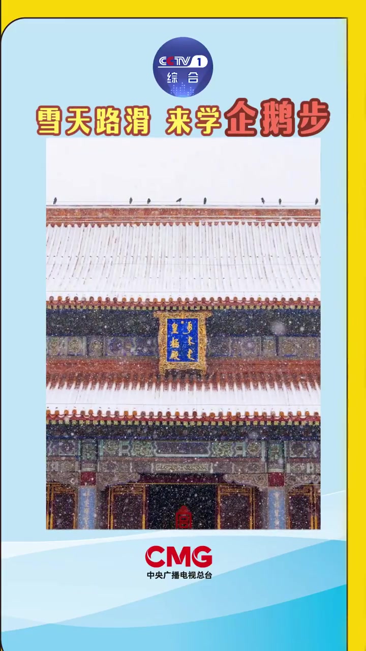 「实用,学起来!骨科医生建议雪中走企鹅步」雪天出门,如何防止摔倒?除鞋子需要防滑外,骨科医