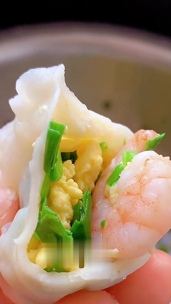 虾仁三鲜饺子