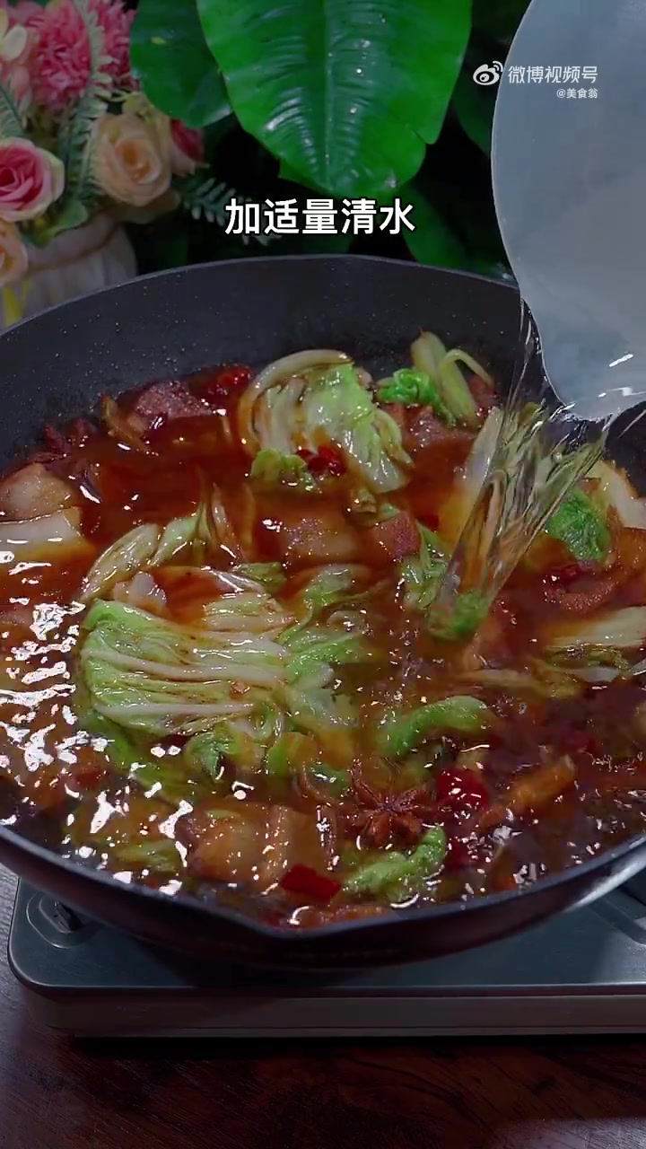 美味辽宁等您来 天气越来越冷了,给家人做一锅白菜猪肉炖粉条配上大米饭或者大馒头太香了。白菜