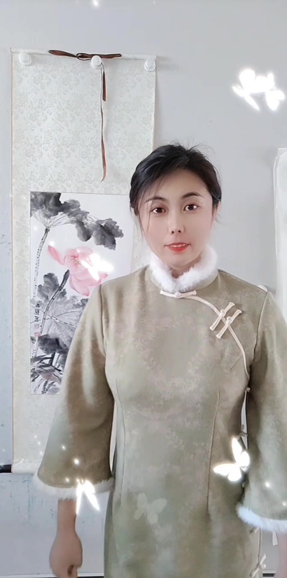 荷花鲤鱼画……