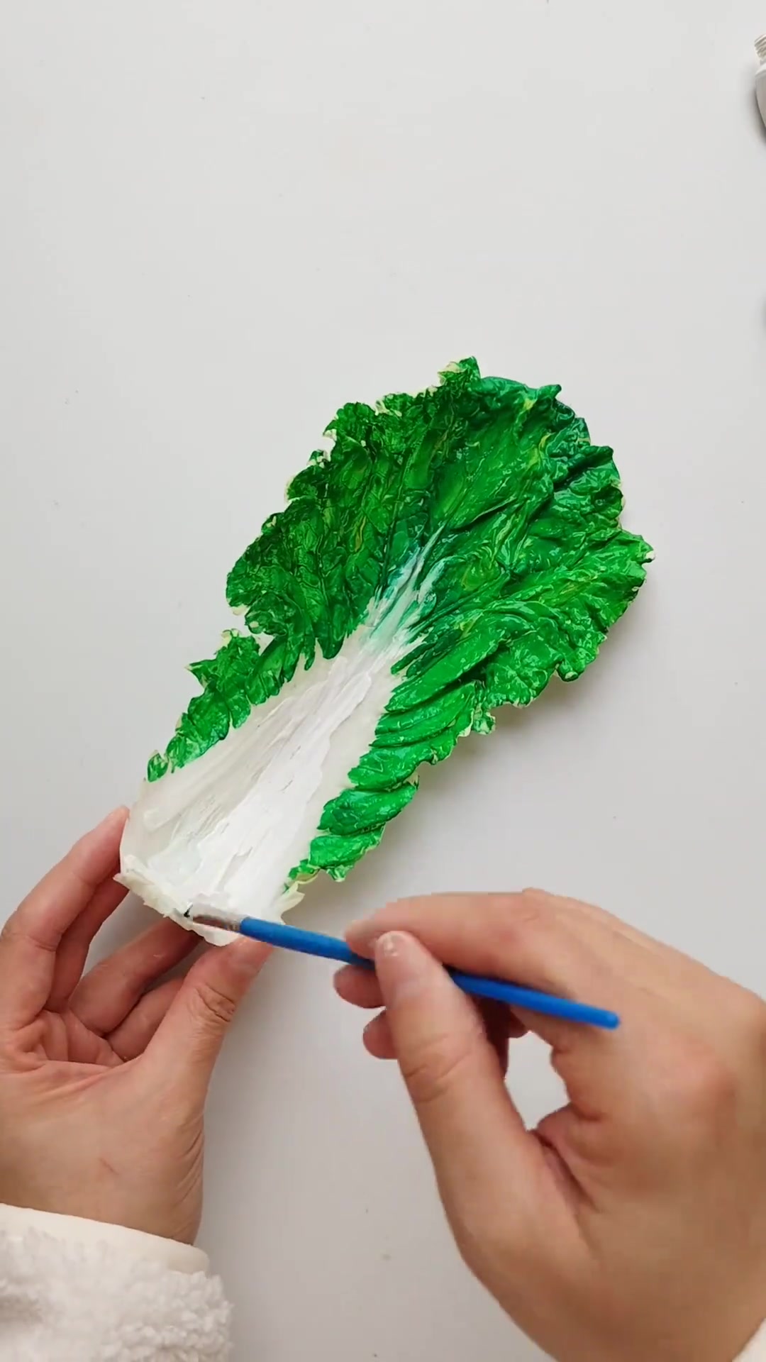 《百财》白菜拓印画,2024百财聚来、“包”你发财!白菜拓印画 创意美术 拓印画  新年手