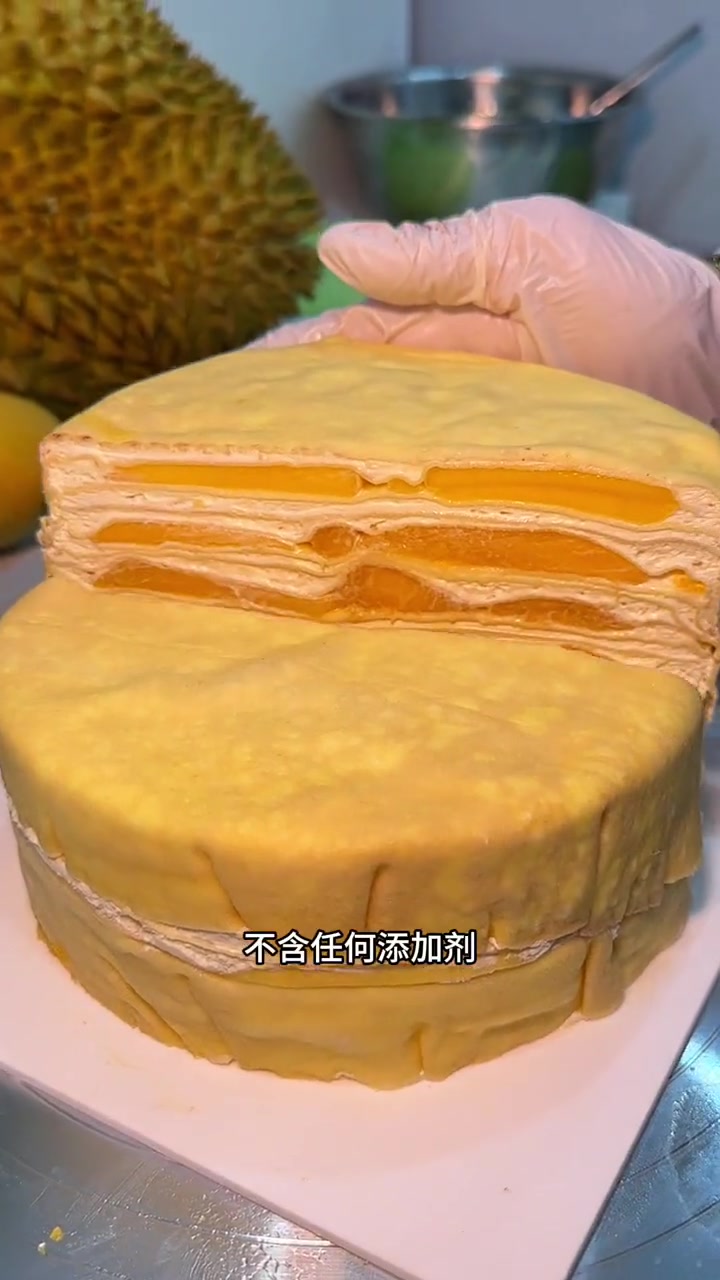 四拼千层全家吃爽 还给送到家 榴莲千层 廖朵朵 千层蛋糕 甜品治愈一切 人气蛋糕推荐