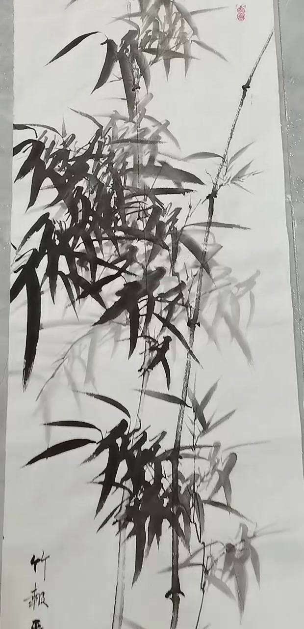 国画竹子