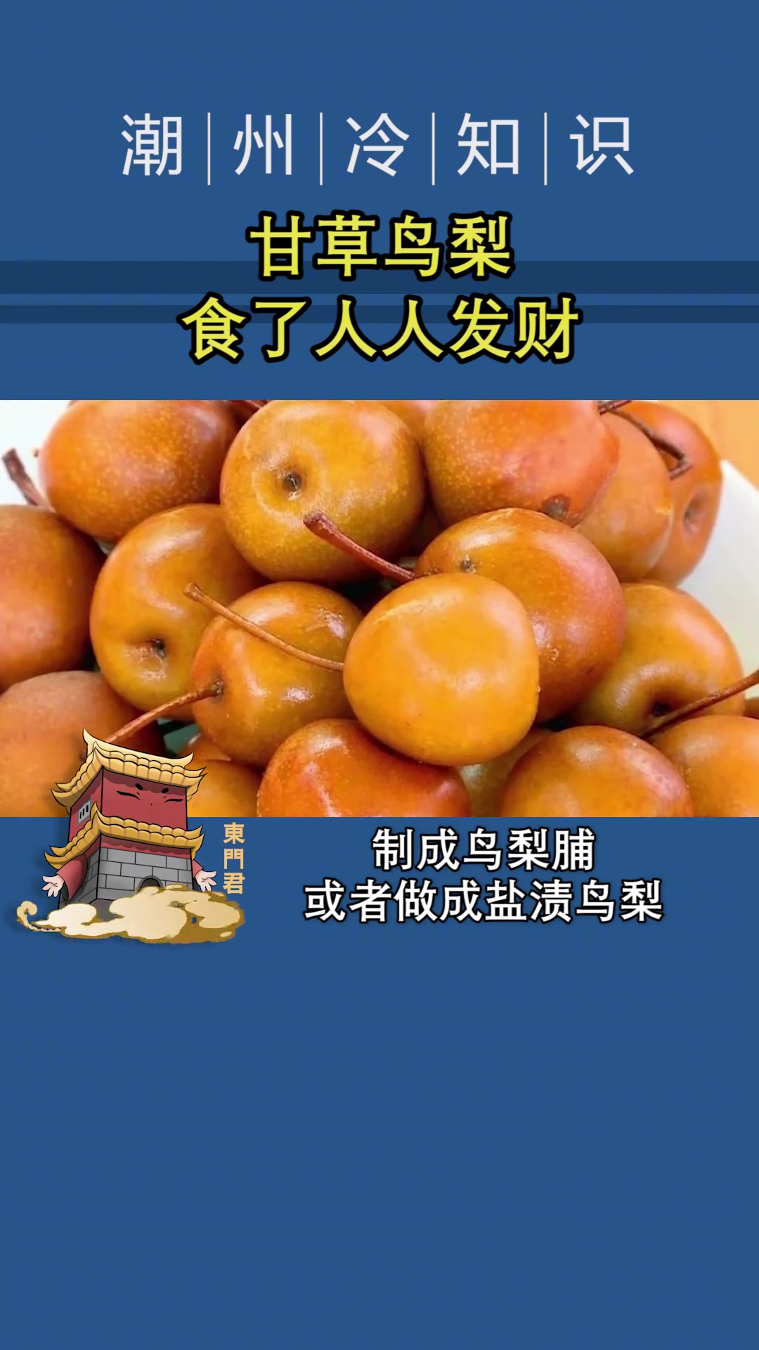 潮汕地区这种特殊的梨,你喜欢吃吗?潮汕美食 潮汕特产 水果 科普一下