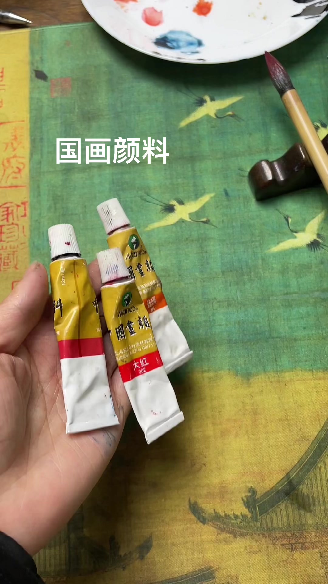国画写意樱桃保姆级教程学齐白石画樱桃