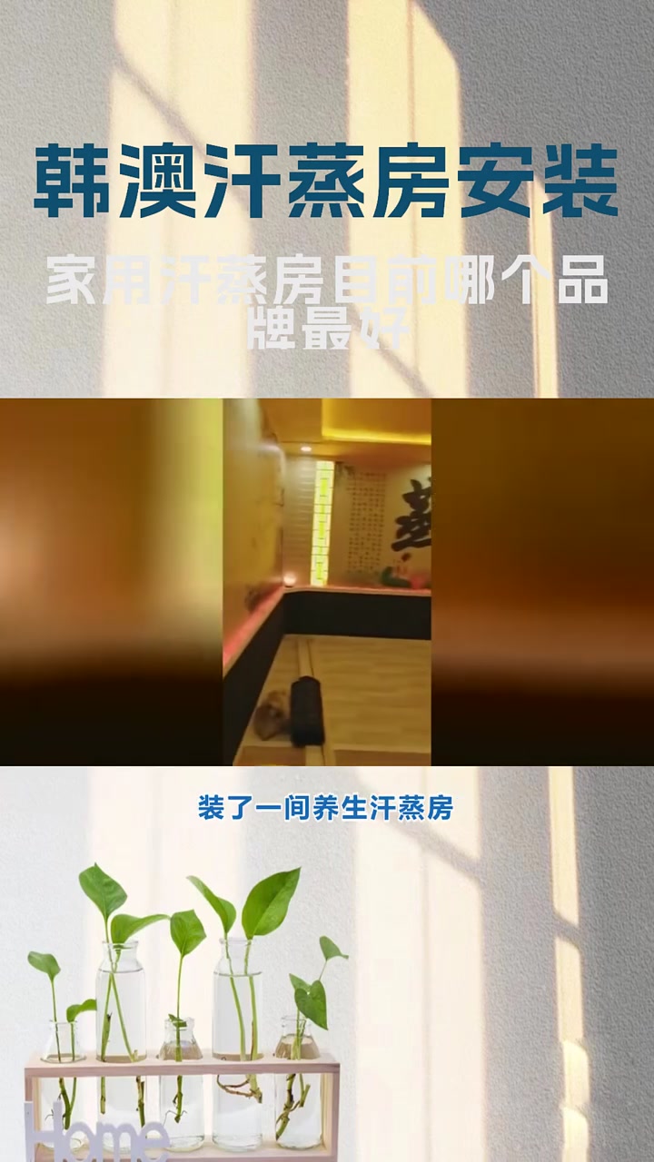 家用汗蒸房目前哪个品牌最好