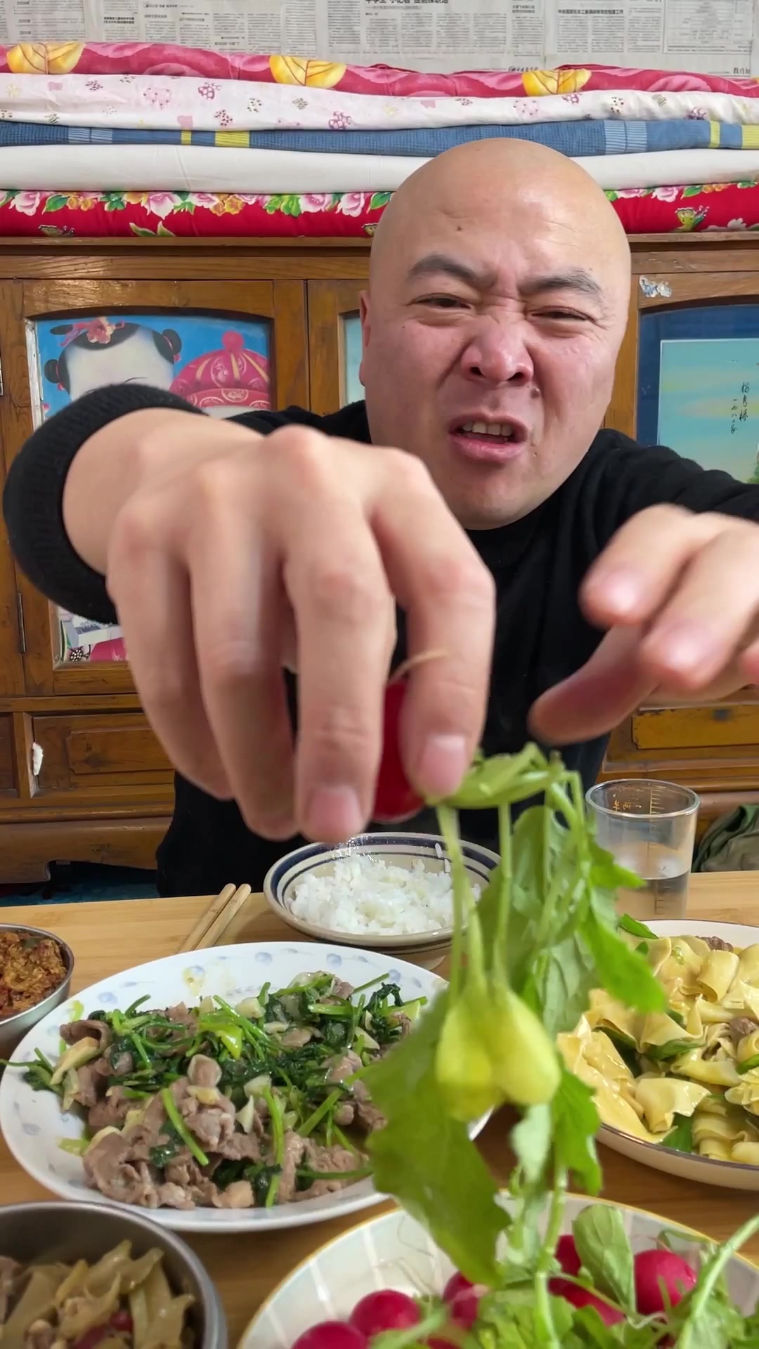 东北香羊肉  尖椒干豆腐