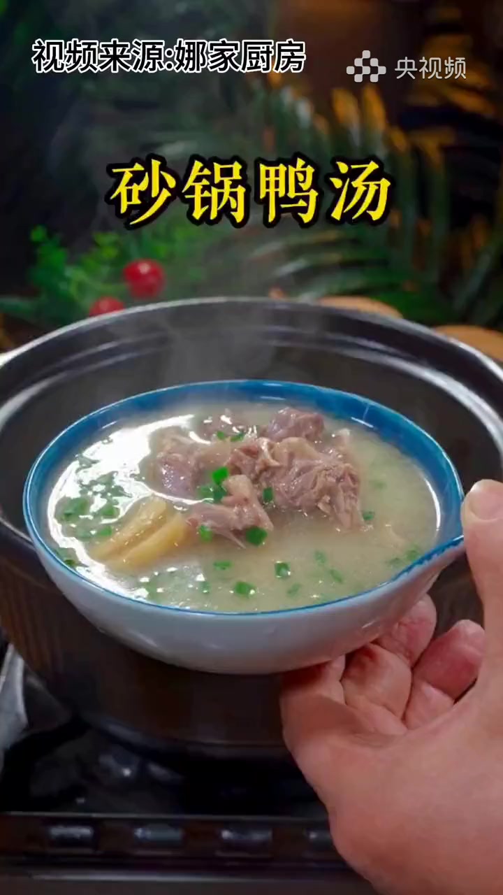 砂锅老鸭汤,冬日滋补神器～