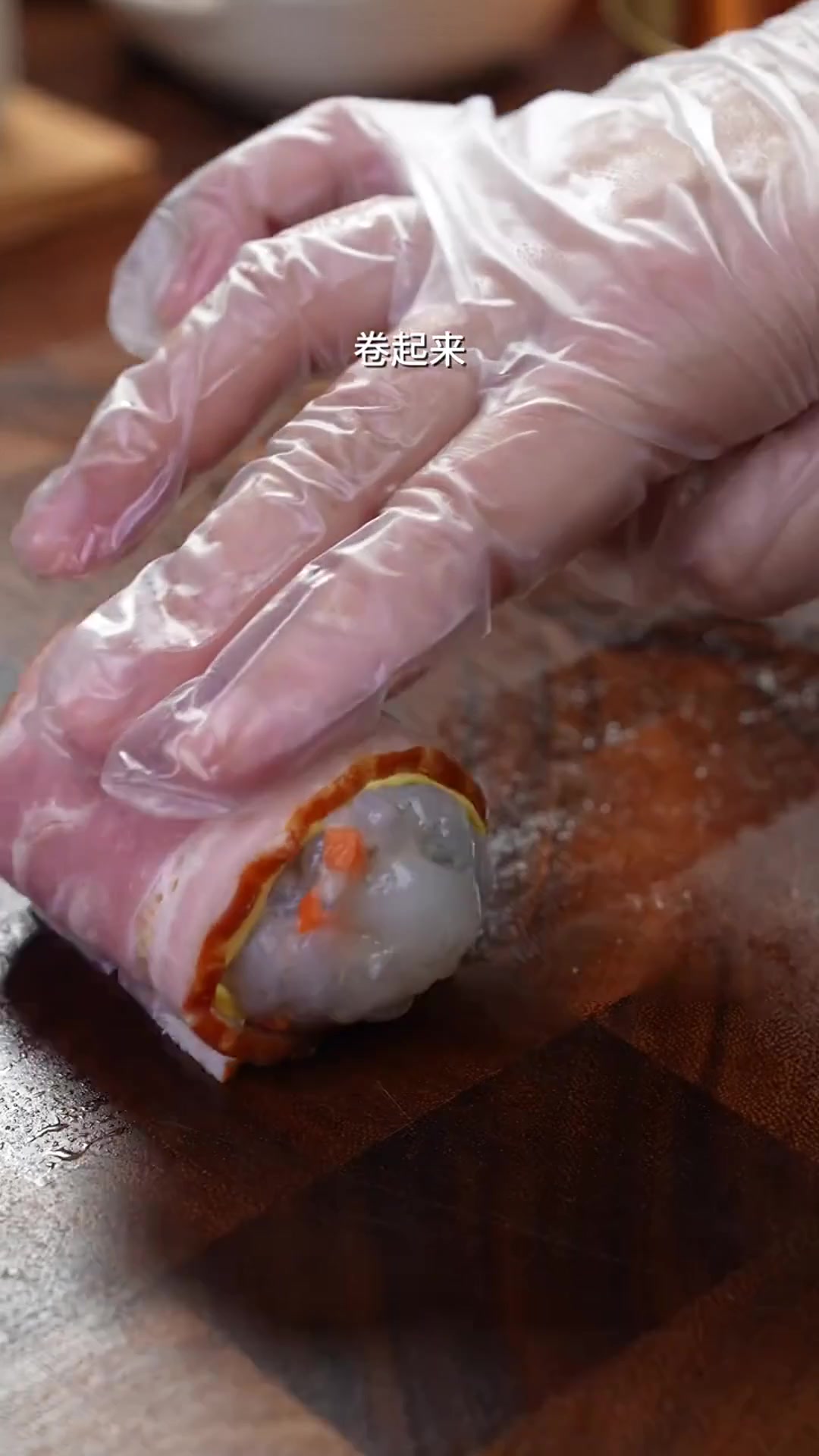 这个搭配真绝了,一口爆浆的虾滑培根芝士卷竟然会那么好吃