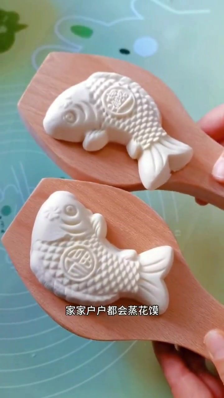 过年蒸面鱼馒头模具,手工做胶东饽饽花样面食工具 馒头模具 花样面食 面食模具