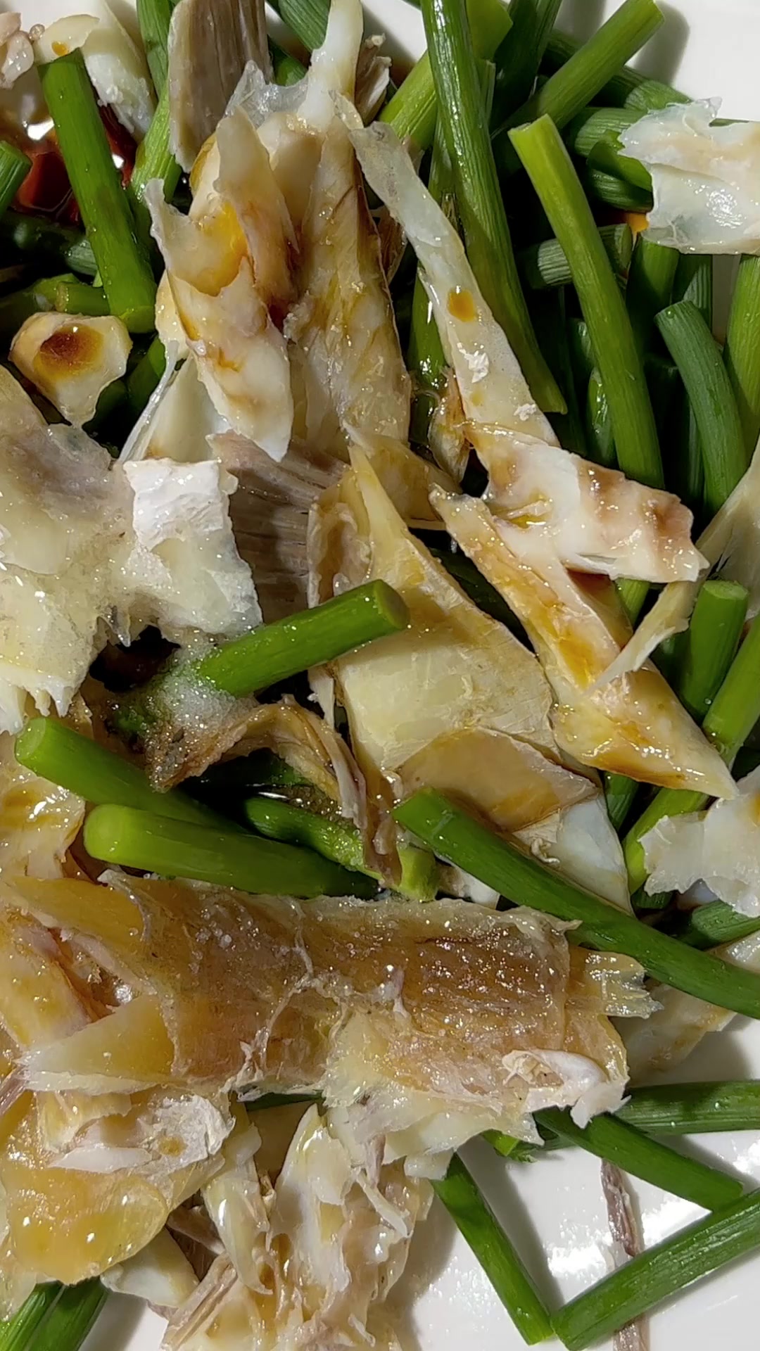 凉拌扒皮狼真是好吃得很