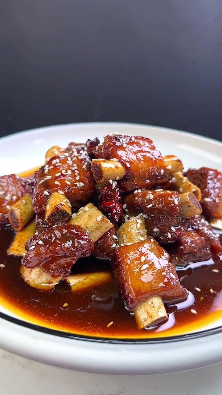 老式糖醋排骨 乡村味道 普通的饭菜都是家的味道 过年美食 大人小孩都爱吃