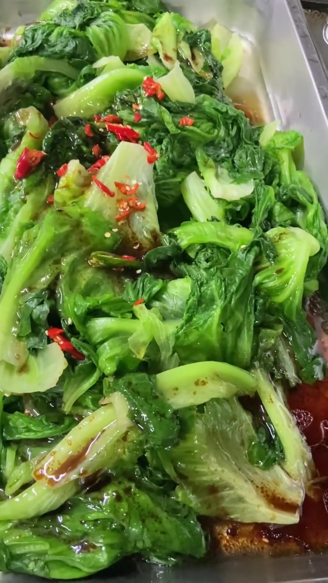 食堂大锅菜白灼生菜这样做,居然比肉还好吃