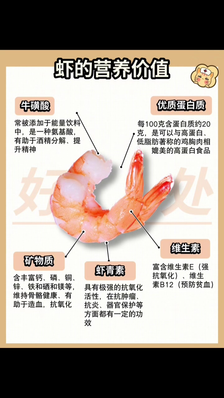 吃虾对身体有什么好处?虾的营养价值你知道吗?
