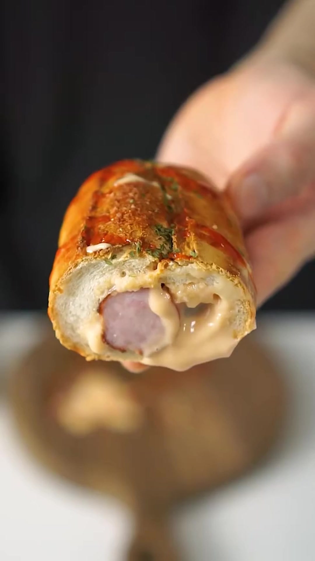 美食教程:番茄三明治热狗,好好吃